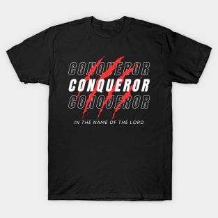 Conqueror In The Name of The Lord Christian T-Shirt